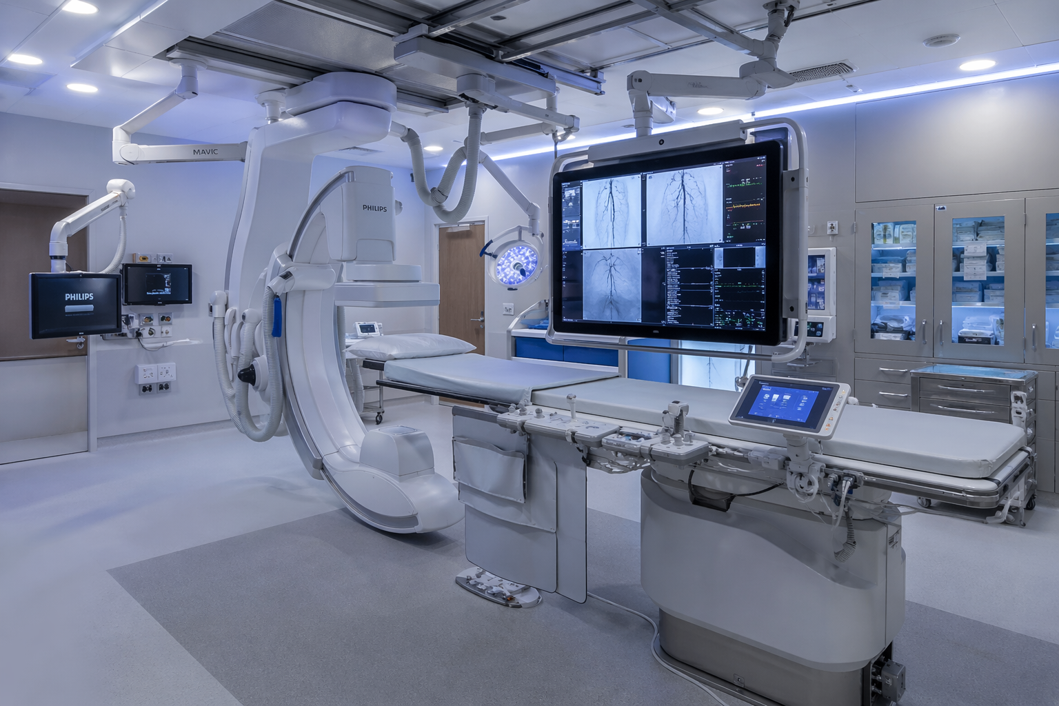 Modern interventional procedure room